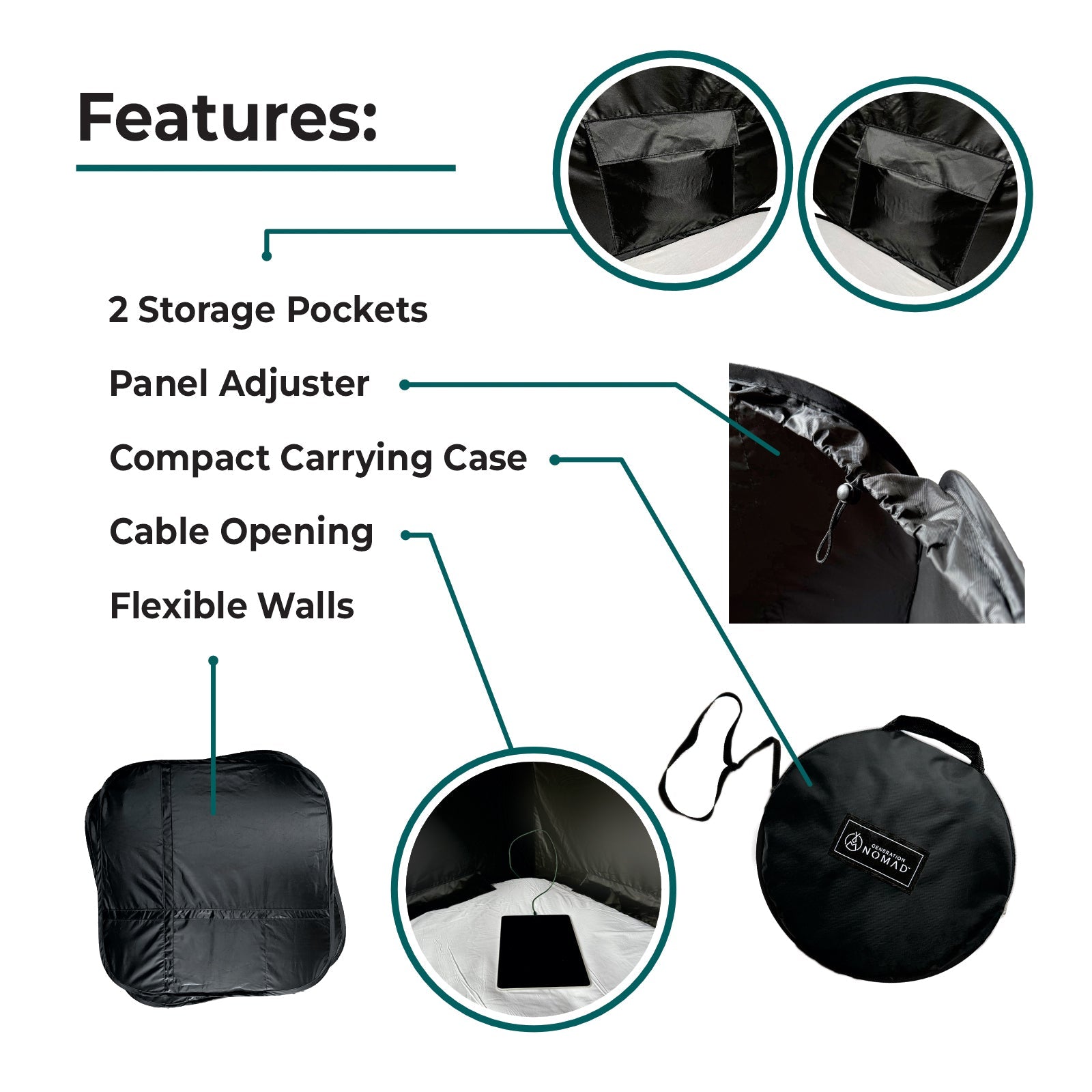 ZenSpace™ Portable Dormitory Curtain