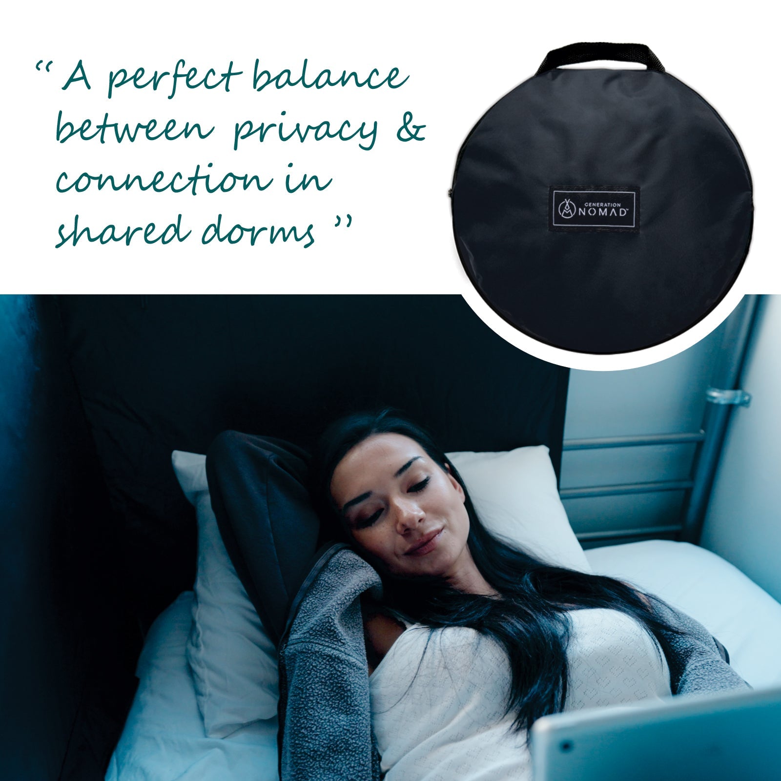 ZenSpace™ Portable Dormitory Curtain