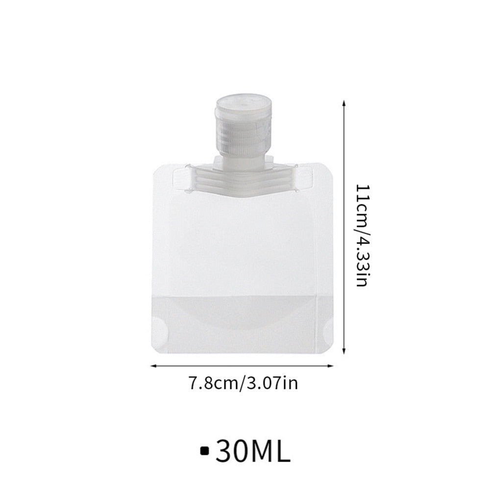 Flat Travel Pouches for Toiletries - 3pcs TSA Approved