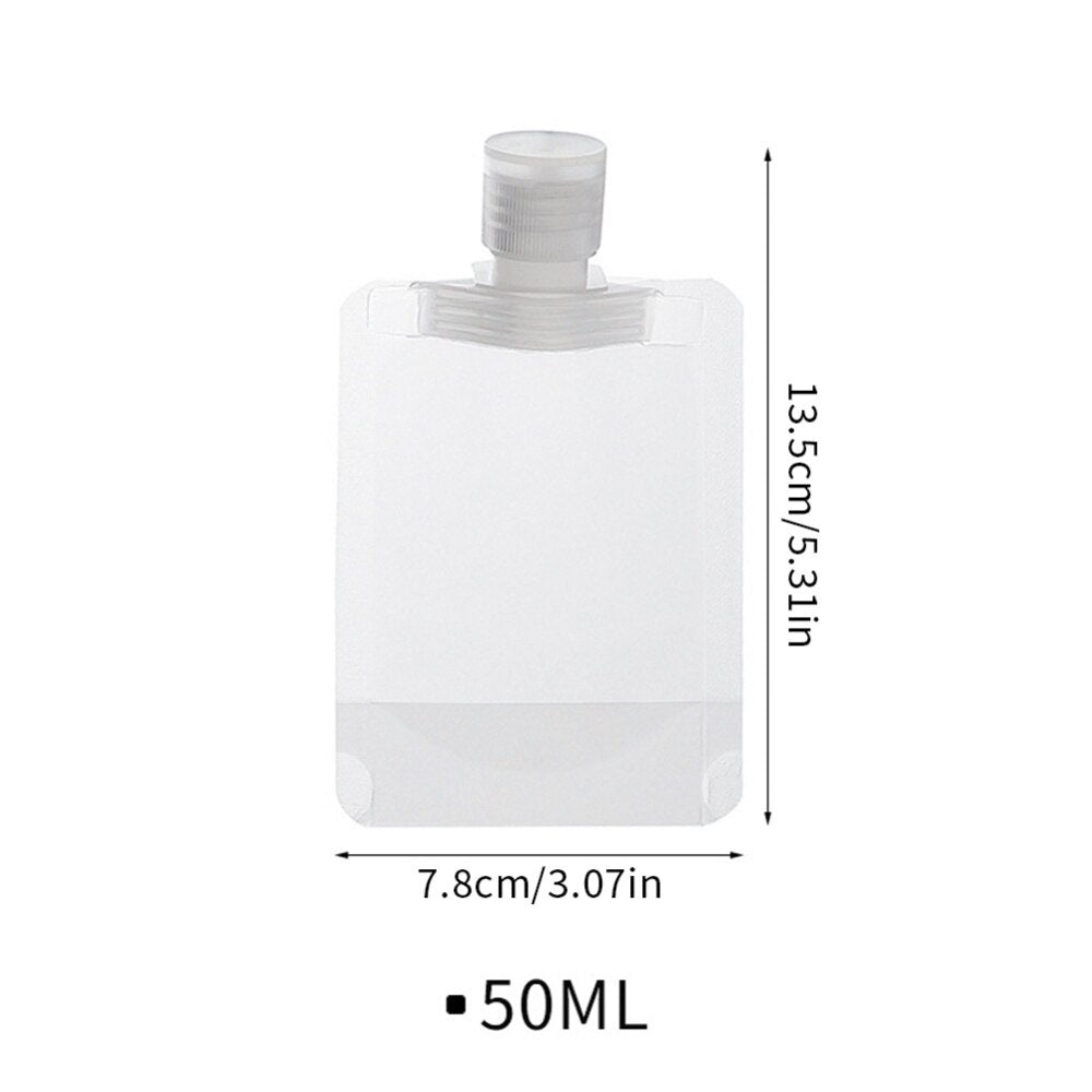 Flat Travel Pouches for Toiletries - 3pcs TSA Approved